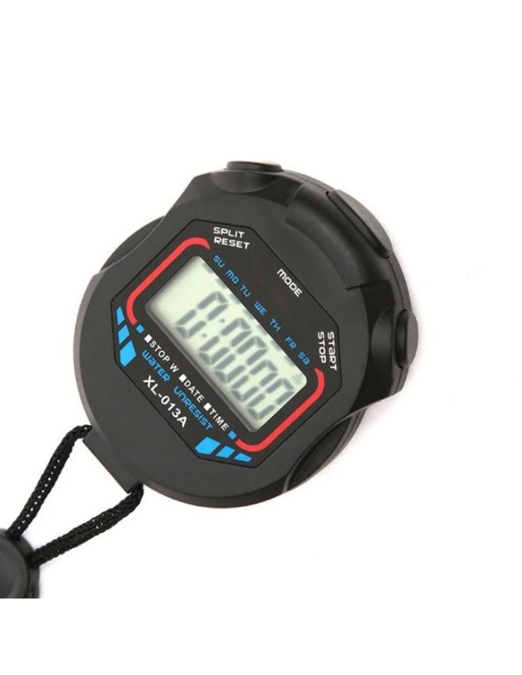 Waterproof Digital Sports Stopwatch with Lanyard