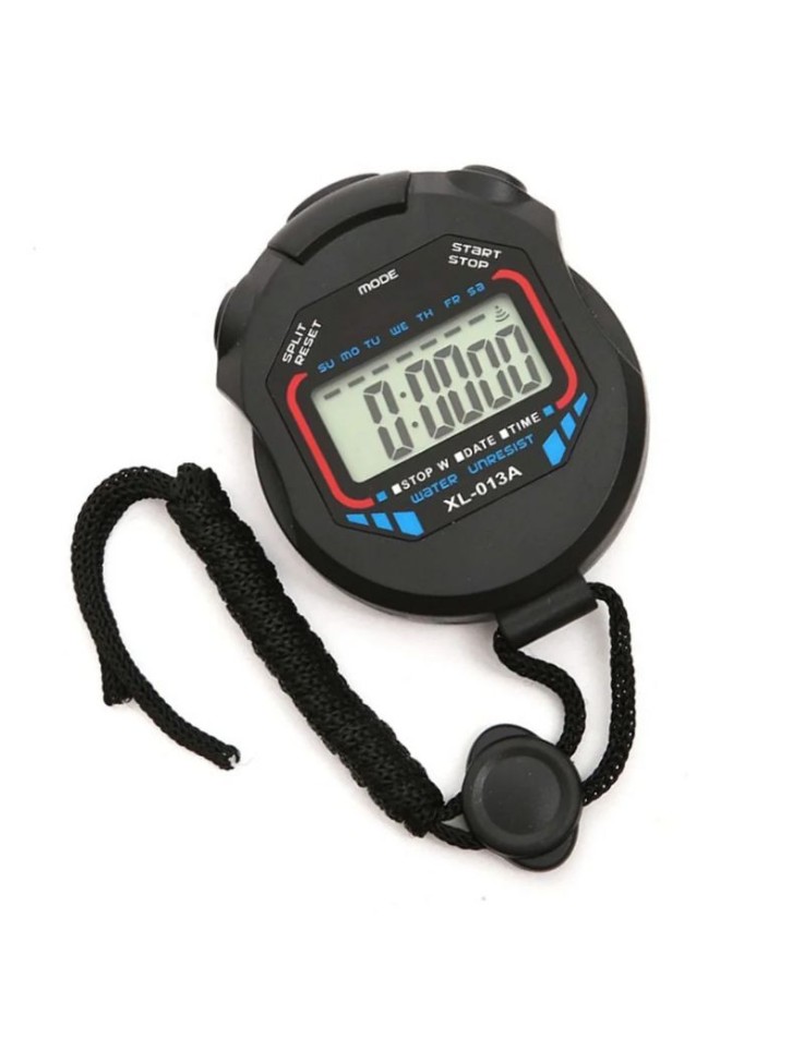 Waterproof Digital Sports Stopwatch with Lanyard