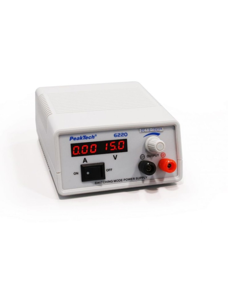 Τροφοδοτικό Εργαστηρίου 1.5-15V 2A PeakTech P 6220
