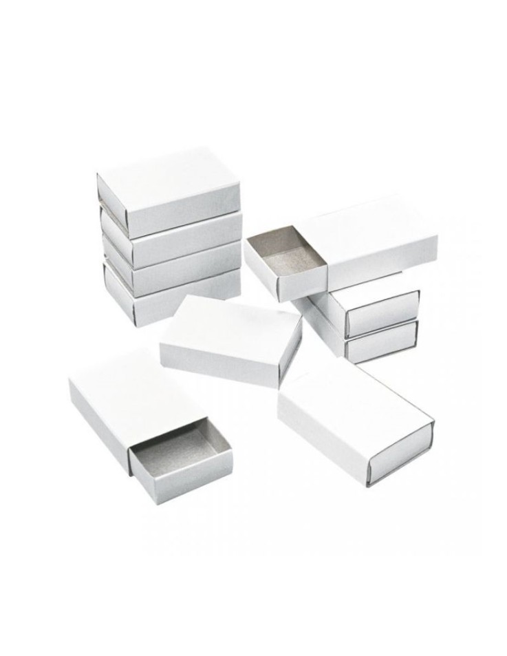 Card Matchbox 53x36x15mm White