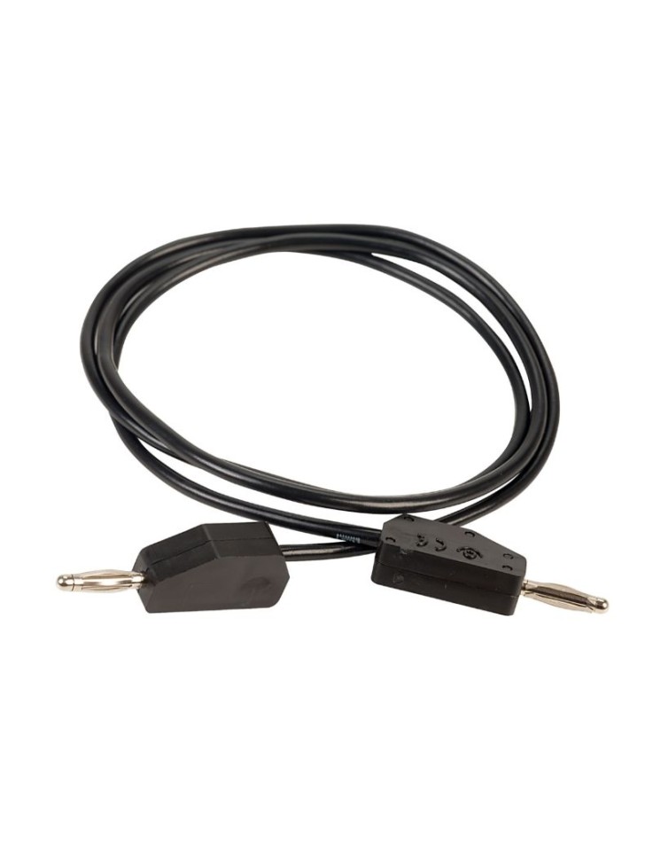 Stackable Test Lead 2mm 50cm Black