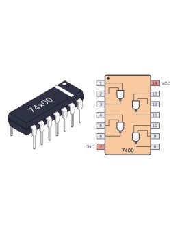 74LS00 Quad NAND Gate DIP-14