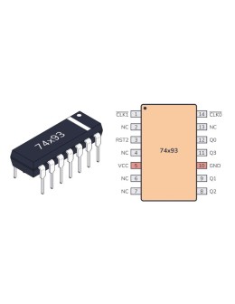 74LS93 4-Bit Binary Counter DIP-14