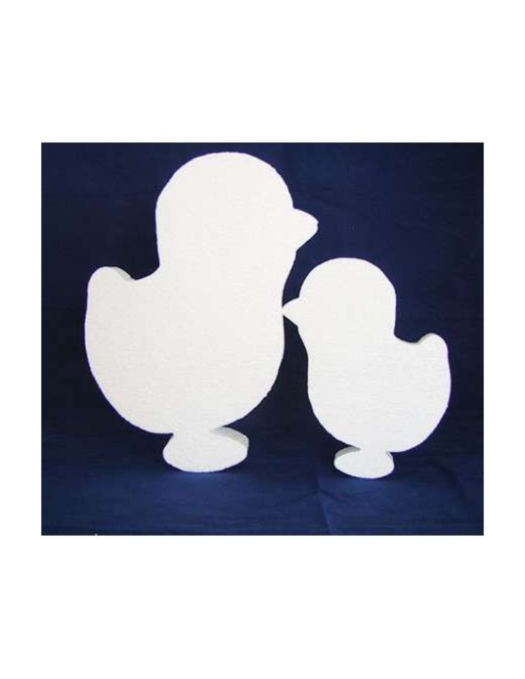 Polystyrene chick flat 20x15x2cm