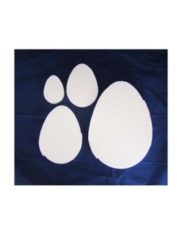 Polystyrene Egg Flat 10x7x1.5cm