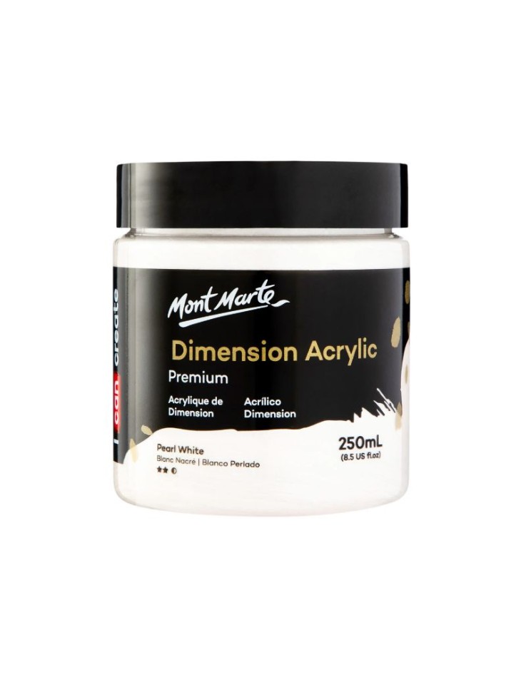 Acrylic Paint PEARL WHITE 250ml