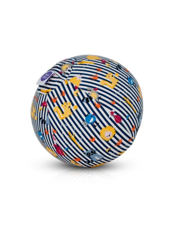 BubaBloon Balloon Cover Animals & Stripes Blue