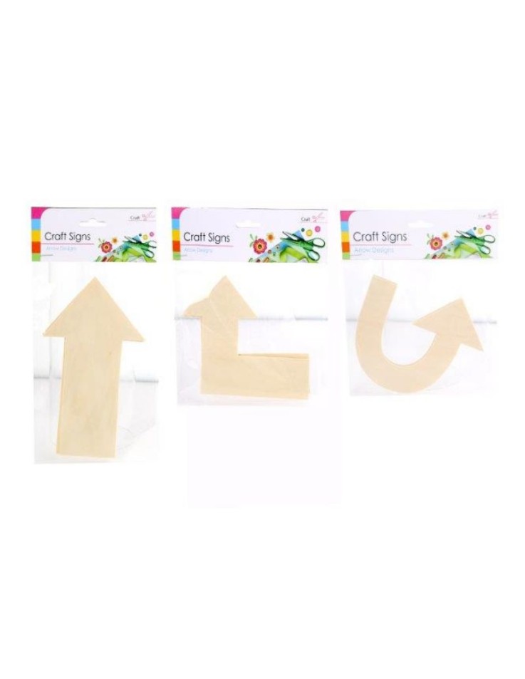 Wooden Arrow Sign 2pcs
