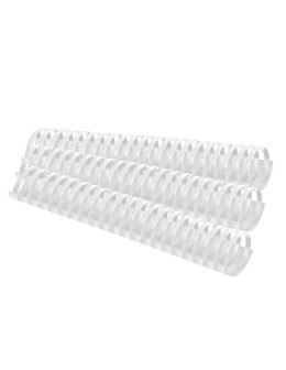 Spiral Binding Comb 45mm 25pcs White