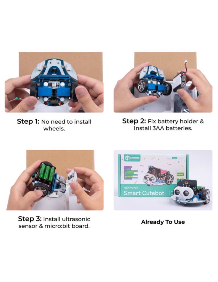 Smart Cutebot Kit for micro:bit Elecfreaks