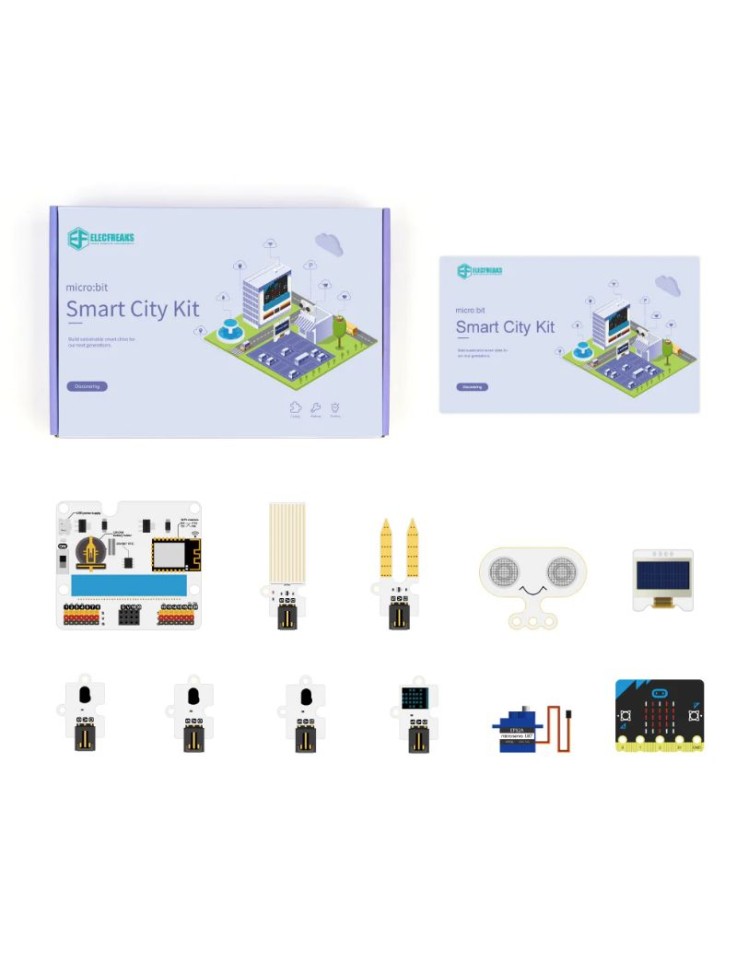 ELECFREAKS Smart City Kit educational set for building IoT projects and smart city systems with micro:bit