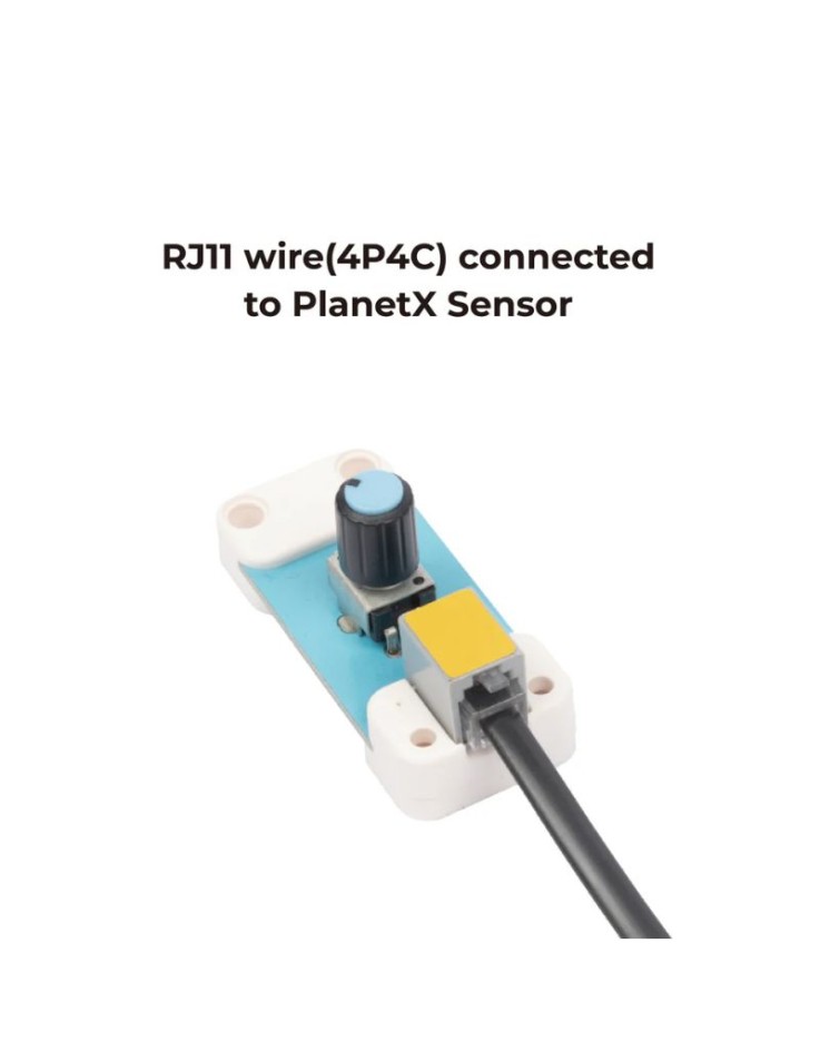 RJ11 4P4C 200mm Cable (Pack Of 5) Elecfreaks