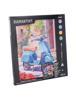 Diamond Painting Σκούτερ Motorino 33x30cm Στρογγυλά