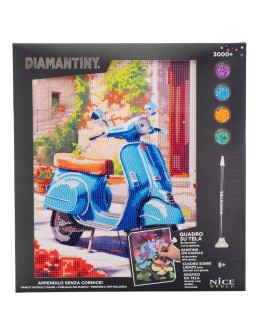 Diamond Painting Σκούτερ Motorino 33x30cm Στρογγυλά