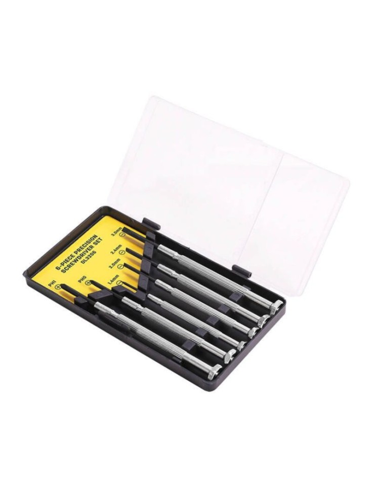 Precision Screwdriver Set 6Pcs Deli