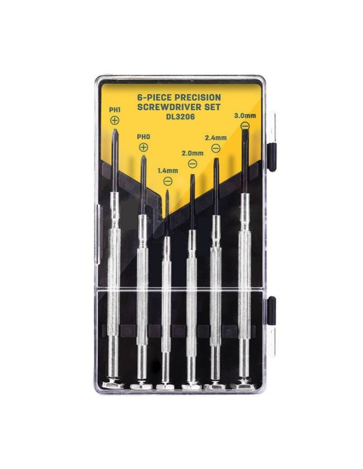 Precision Screwdriver Set 6Pcs Deli