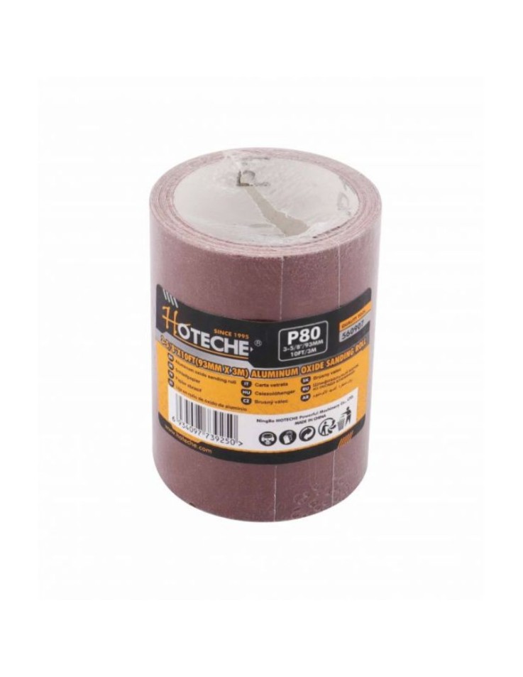Sanding Roll P80 115mm x 3m Hoteche