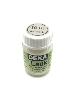Water-Based Acrylic Matt Varnish 25ml DEKA