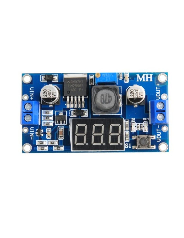 LM2596 Step-Down Buck Module with LED Display