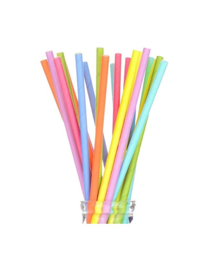 Paper Craft Straws 8mm (Pack of 25)