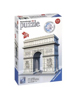 3D Puzzle Αψίδα του Θριάμβου της Ravensburger με 216 πλαστικά συναρμολογούμενα κομμάτια