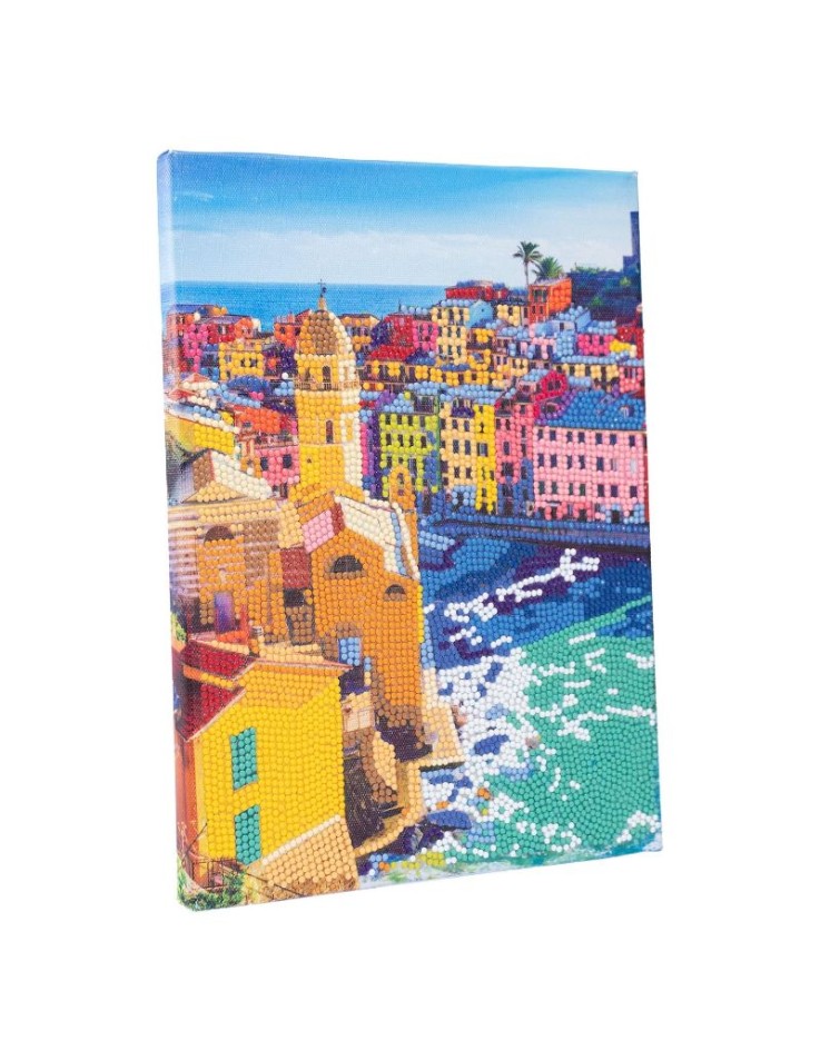Diamond Painting Cinque Terre 32x30cm Στρογγυλά