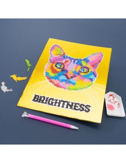 Diamond Painting POP Cat 21x29.7cm Round Diamonds