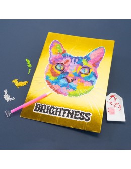 Diamond Painting POP Cat 21x29.7cm Round Diamonds