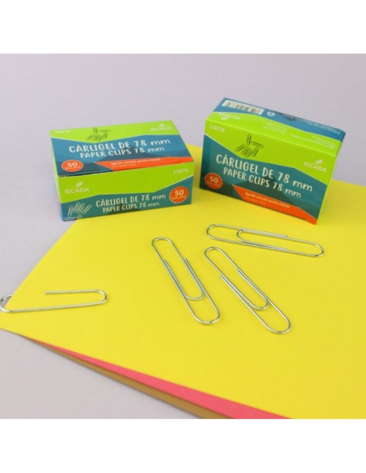 Paper Clips 78mm Nickel-Plated - Box of 50 Daco