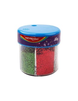 Σετ Χρυσόσκονη / Glitter 6 Χρωμάτων σε Σκόνη 60gr Keyroad