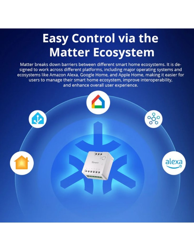 Sonoff MINI-D Dry Contact WiFi Smart Switch 2A