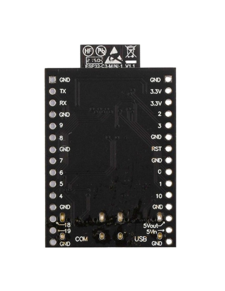 ESP32-C3 Mini Dual Type-C WiFi & BLE Board