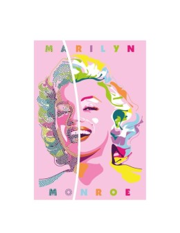 Diamond Painting Marilyn Monroe 21x30cm Round