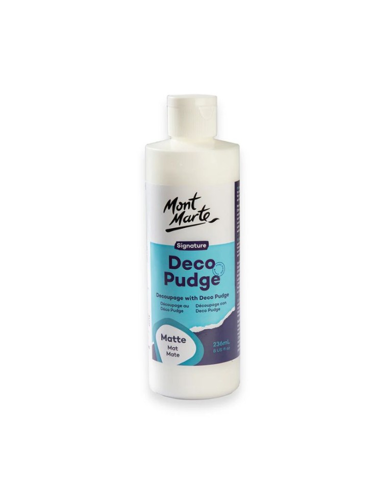 Κόλλα Decoupage Ματ 236ml - Mont Marte Deco Pudge