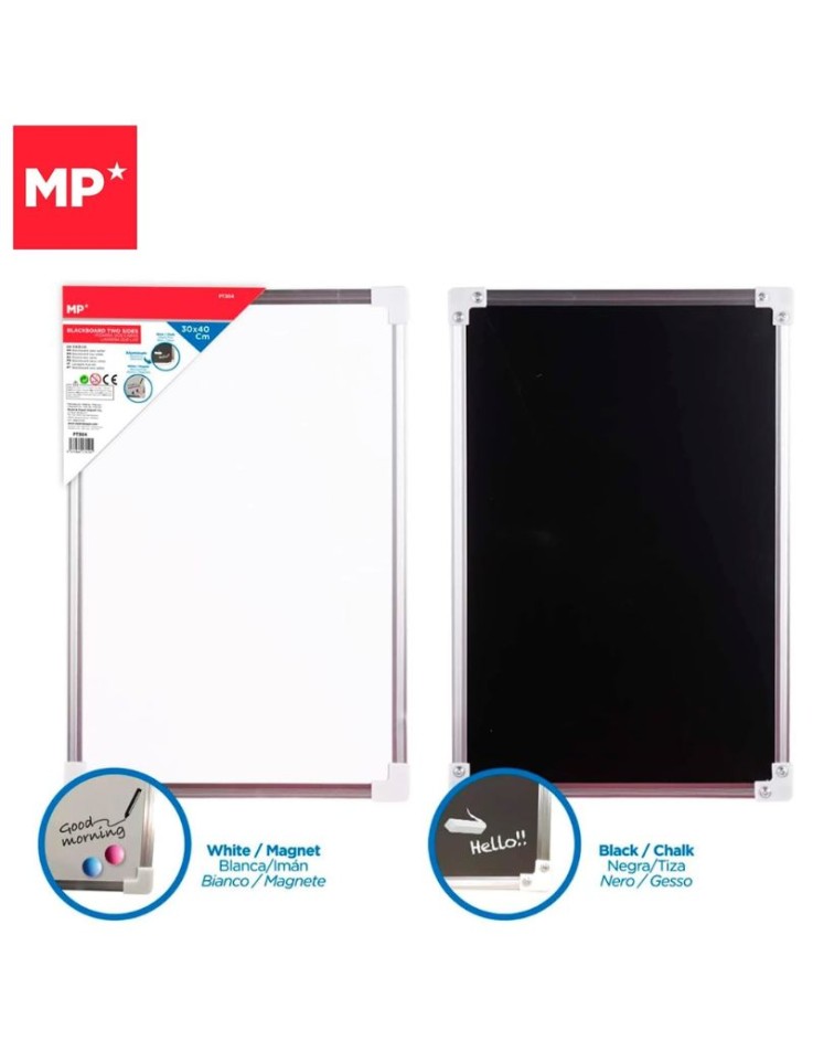 Double Sided Magnetic Whiteboard 30x40cm MP