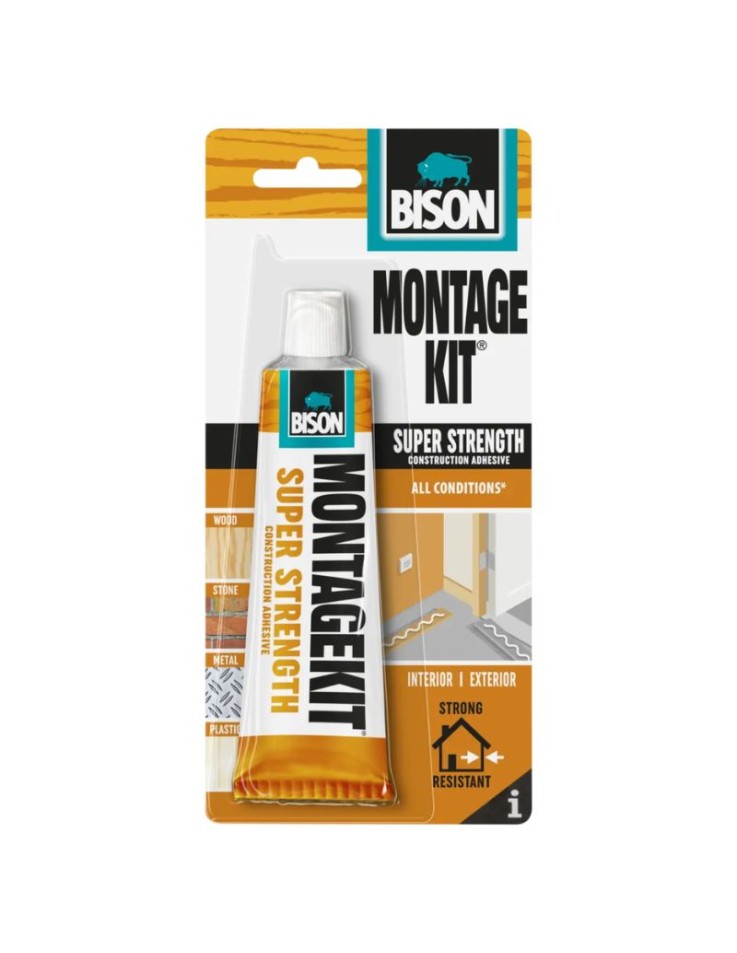 Bison Montage Kit Original Mounting Adhesive...