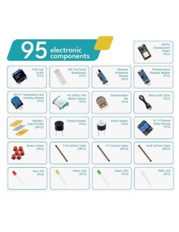 ESP32 Basic Starter Kit with 95 Components