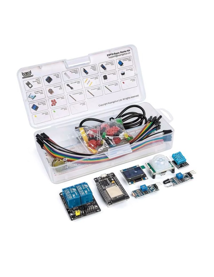 ESP32 Basic Starter Kit with 95 Components