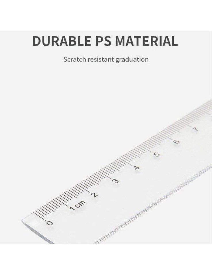 Ruler  50Cm Plastic Deli