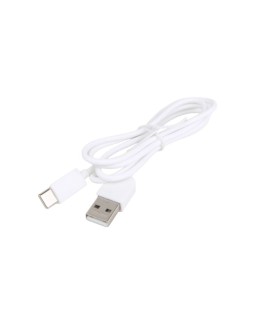 USB 2.0 A to USB C Male Cable 1m White Data 2A 10W for Arduino and ESP32 2
