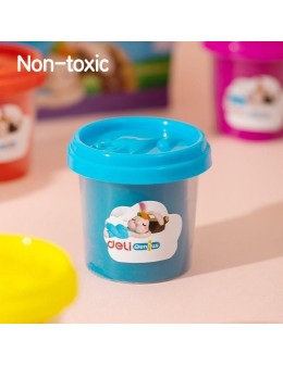 Πλαστοζυμαράκια Genius Dough Deli, 6 Χρώματα x 57γρ – Αρωματικά Φρούτων