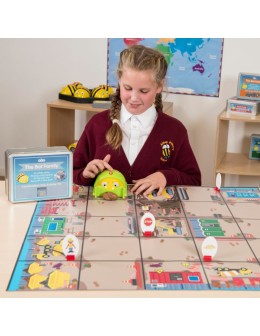 TTS Bee-Bot construction site educational activity mat for classroom robotics 2