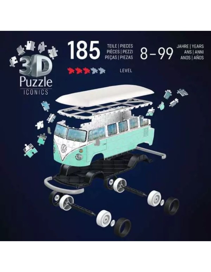 3D Puzzle Όχημα VW T1 Bulli (185 κομμάτια)...