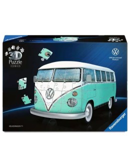 Ravensburger 3D Puzzle Volkswagen T1 Bulli με 185 πλαστικά συναρμολογούμενα κομμάτια
