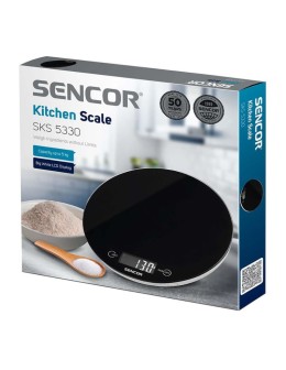 Digital Round Kitchen Scale 5kg SENCOR