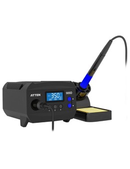 Atten AT-989D 65W Digital Soldering Station with LCD display for electronics repair