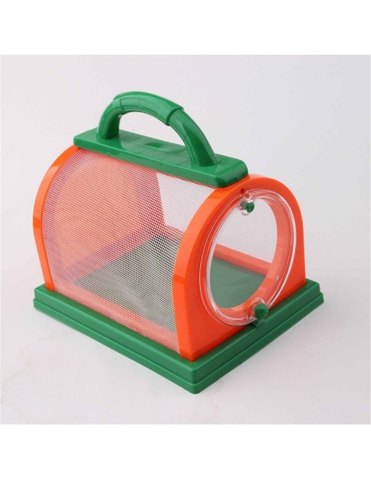Runson critter cage and insect observation house with protective mesh for kids