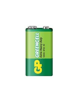 Battery 9V Zinc-Carbon 6F22 GP Greencell 1604GLF