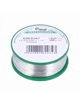 Καλάι Κόλλησης Αμόλυβδο 0.25mm 100gr Sn99.3Cu0.7 Cynel