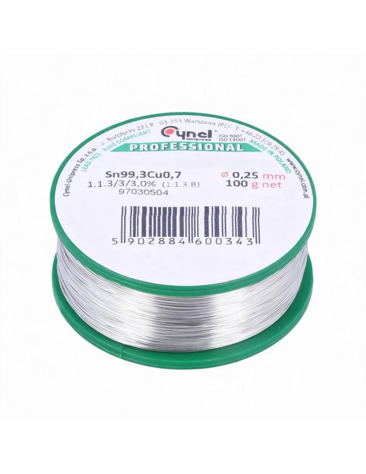 Καλάι Κόλλησης Αμόλυβδο 0.25mm 100gr...